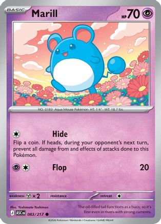 Marill (83) Reverse Holofoil - Ascended Heroes