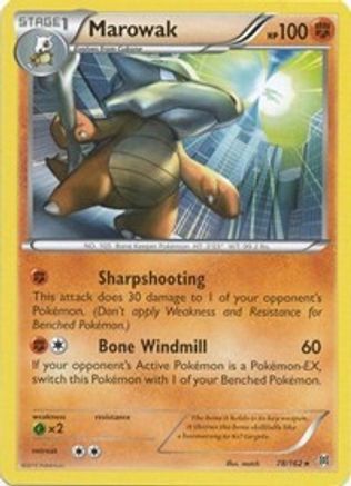 Marowak (78) Reverse Holofoil - BREAKthrough