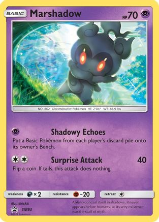 Marshadow (SM93) Holofoil - Black Star Promos