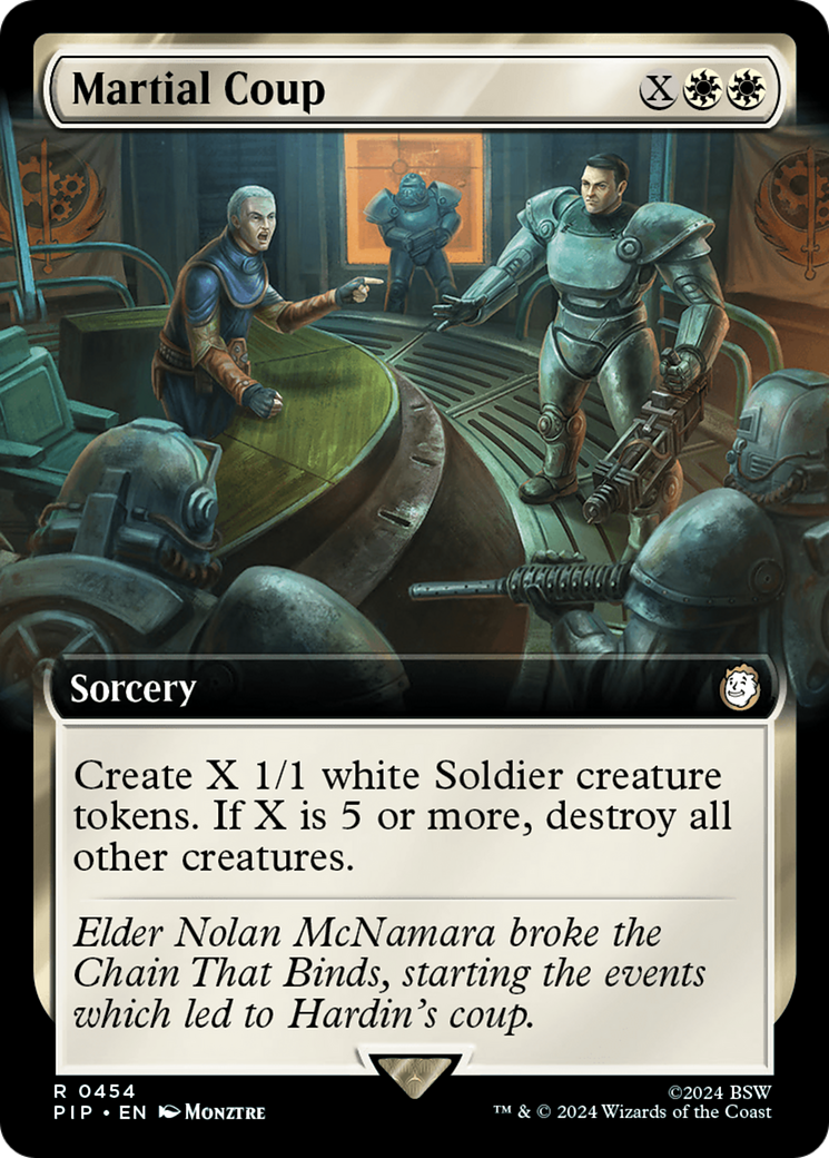 Martial Coup (Extended Art) (454) Foil - Fallout