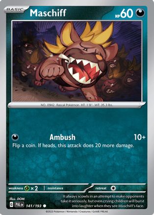 Maschiff (141) - Paldea Evolved