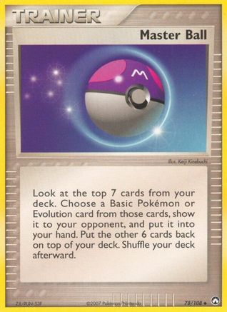 Master Ball (78) - Power Keepers