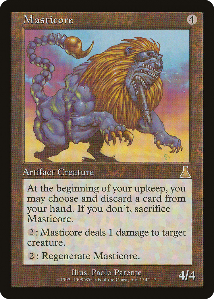 Masticore (134) Foil - Urza's Destiny