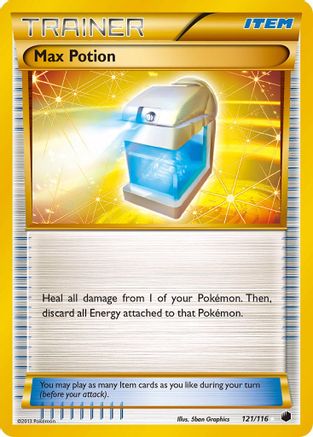 Max Potion (Gold) (121) Holofoil - Plasma Freeze
