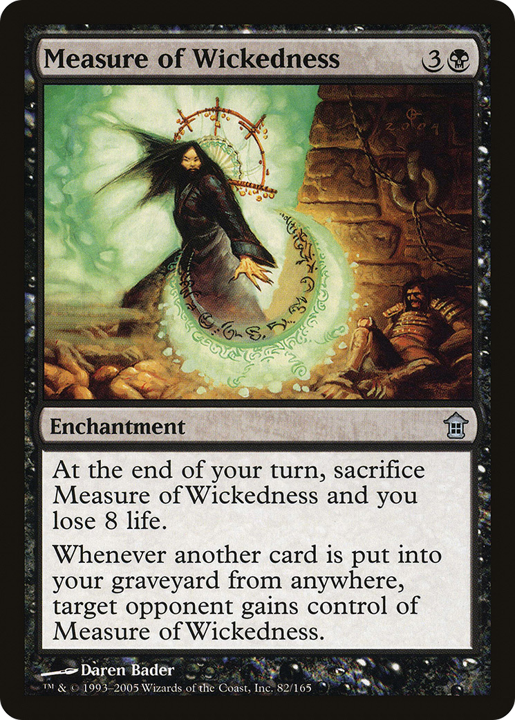 Measure of Wickedness (082) Foil - Saviors of Kamigawa