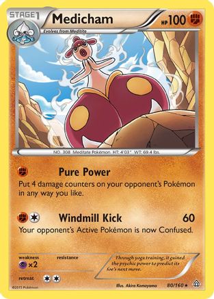 Medicham (80) Reverse Holofoil - Primal Clash