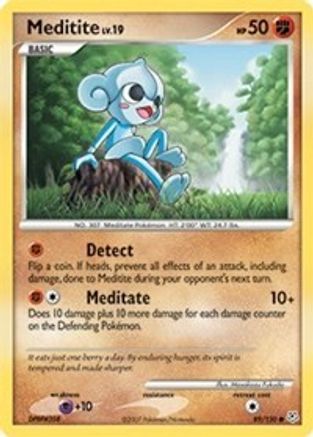 Meditite (89) Reverse Holofoil - Diamond & Pearl
