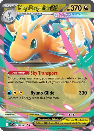 Mega Dragonite ex (152) Holofoil - Ascended Heroes