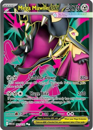 Mega Mawile ex (Full Art) (162) Holofoil - Mega Evolution