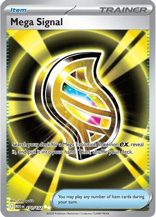 Mega Signal (Full Art) (171) Holofoil - Mega Evolution