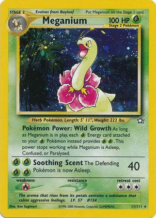 Meganium (11) (Unlimited) Holofoil - Neo Genesis