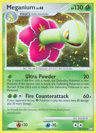 Meganium (13) Holofoil - Mysterious Treasures