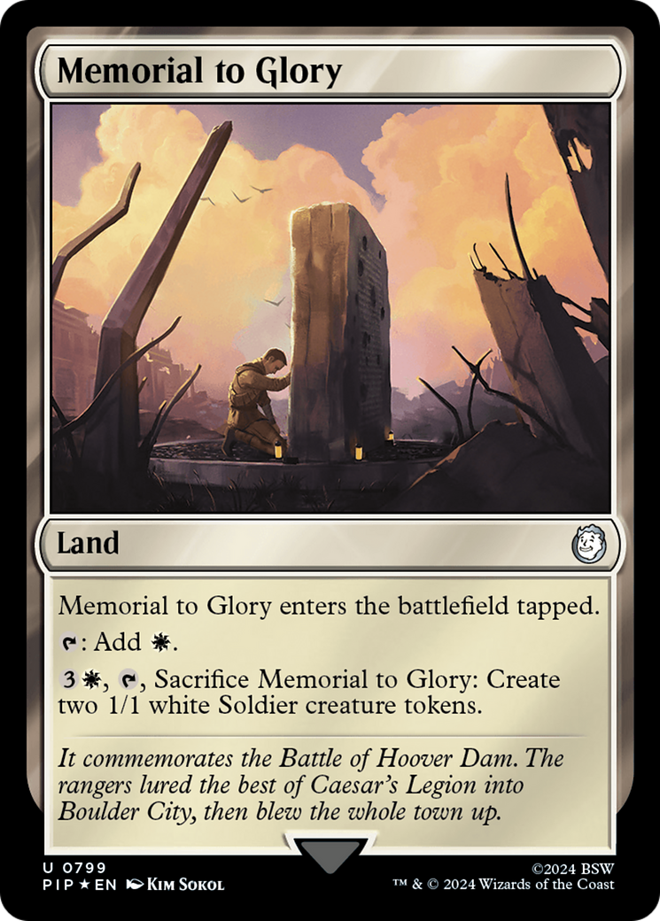 Memorial to Glory (799) Surge Foil - Fallout
