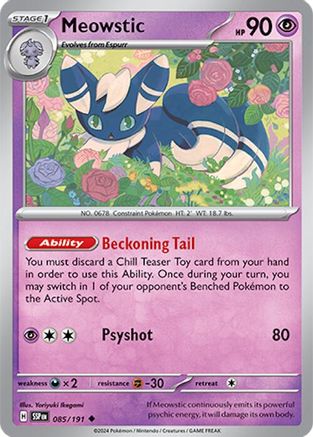 Meowstic (85) Reverse Holofoil - Surging Sparks