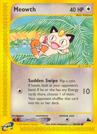 Meowth (78) - Skyridge