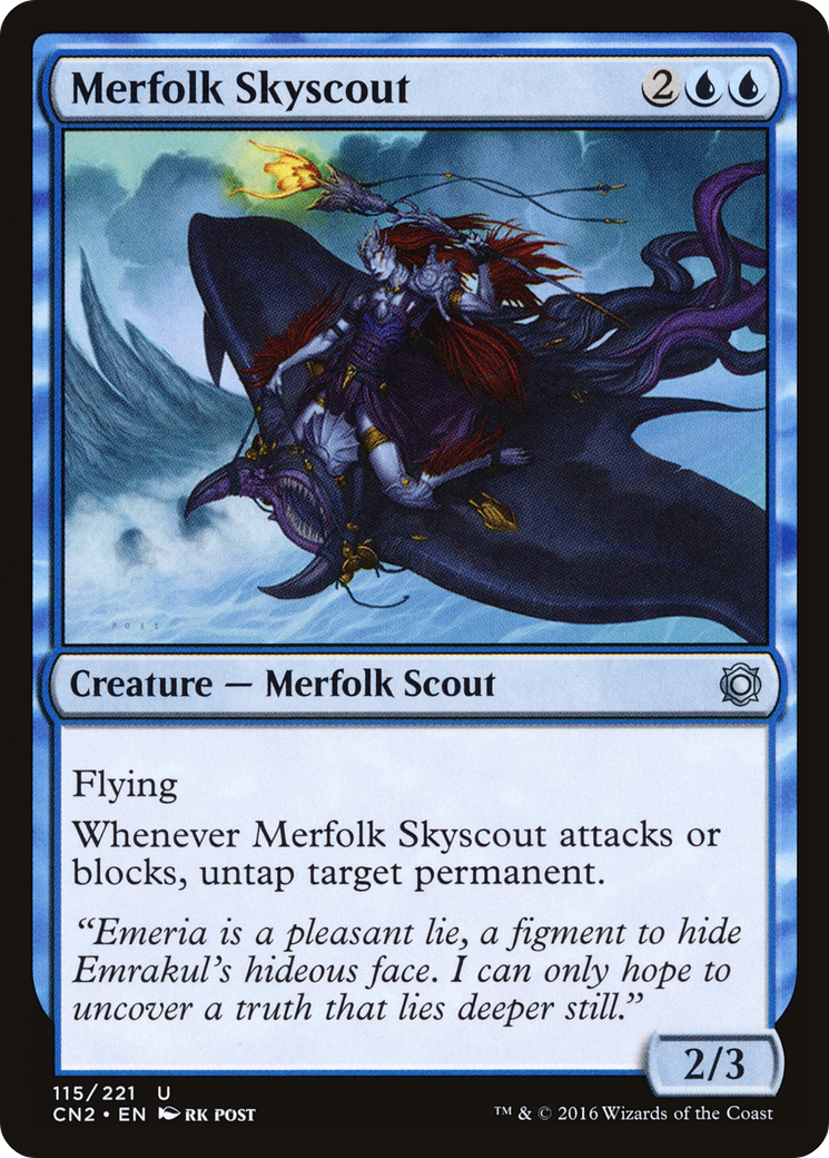Merfolk Skyscout (115) - Conspiracy: Take the Crown