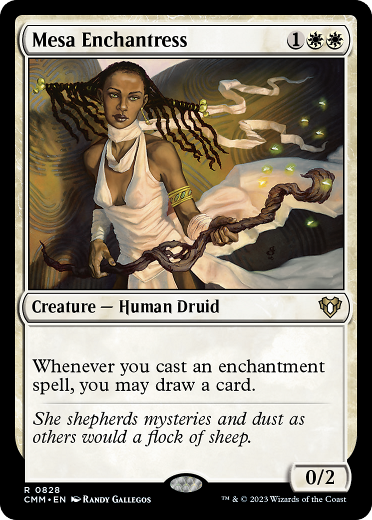Mesa Enchantress (828) - Commander Masters