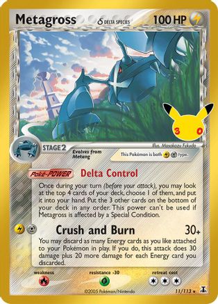 Metagross (Delta Species) (Classic Collection) (11) Holofoil - 30th Celebration