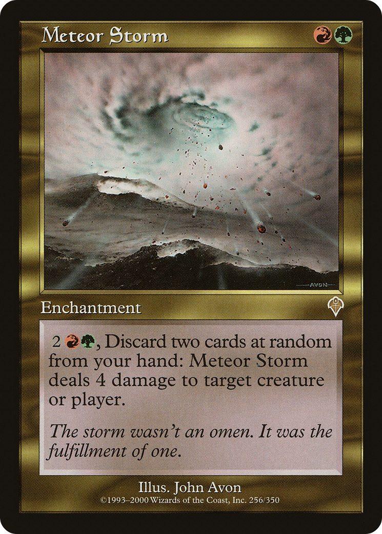 Meteor Storm (256) Foil - Invasion