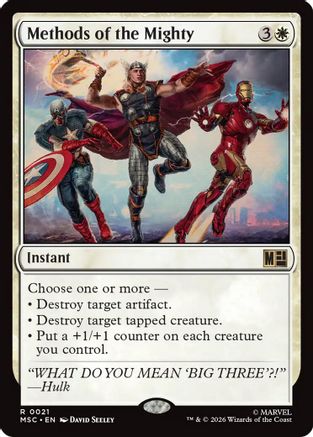 Methods of the Mighty (021) - Commander: Marvel Super Heroes