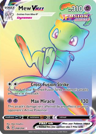 Mew VMAX (268) Holofoil - Fusion Strike