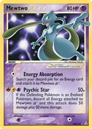 Mewtwo Star (103) Holofoil - Holon Phantoms