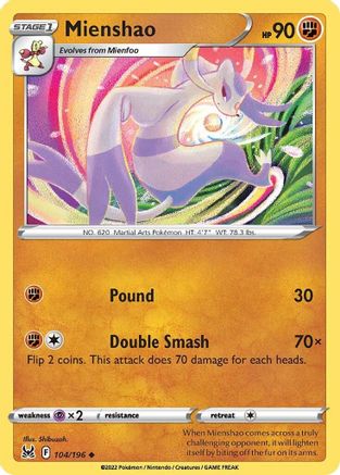 Mienshao (104) - Lost Origin