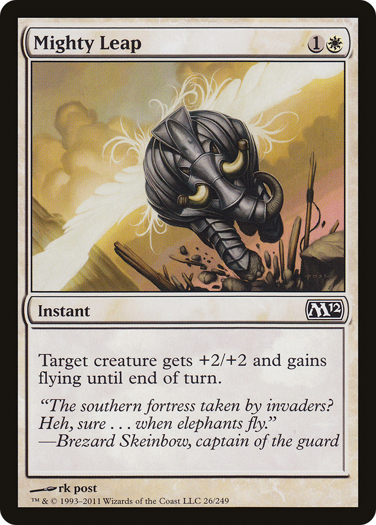 Mighty Leap (026) Foil - Magic 2012