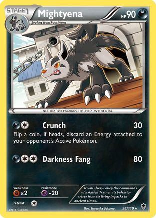 Mightyena (54) Reverse Holofoil - Phantom Forces