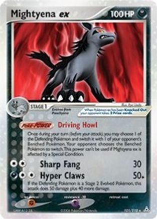 Mightyena ex (101) Holofoil - Holon Phantoms