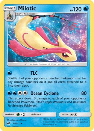 Milotic (27) Holofoil - Crimson Invasion