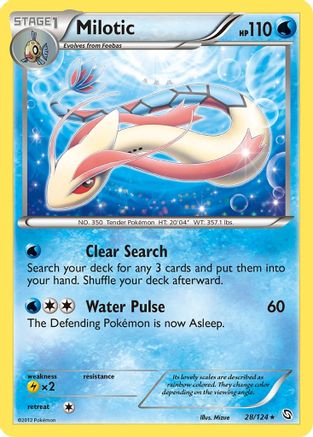 Milotic (28) Reverse Holofoil - Dragons Exalted