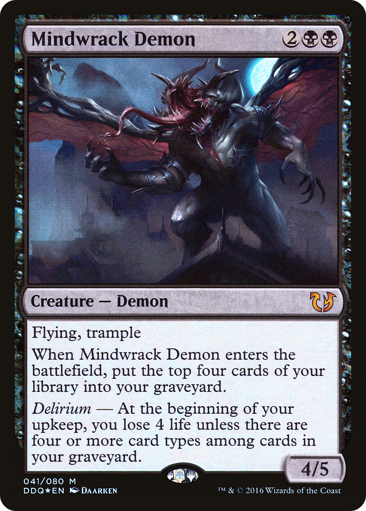 Mindwrack Demon (041) Foil - Duel Decks: Blessed vs. Cursed