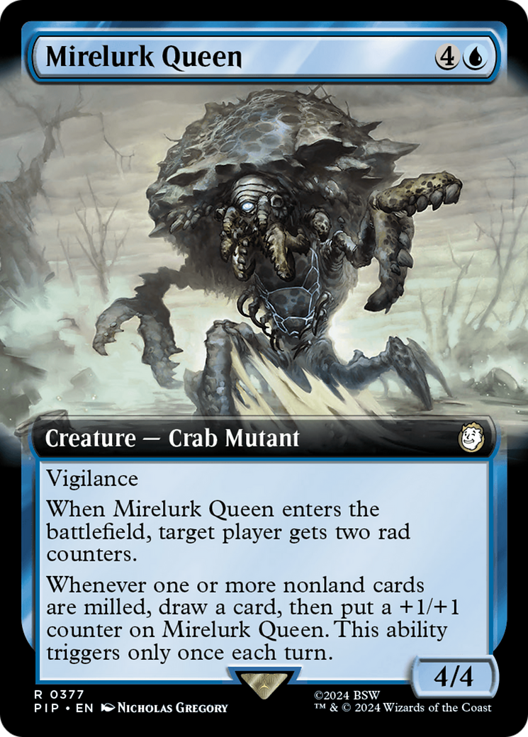 Mirelurk Queen (Extended Art) (377) Foil - Fallout