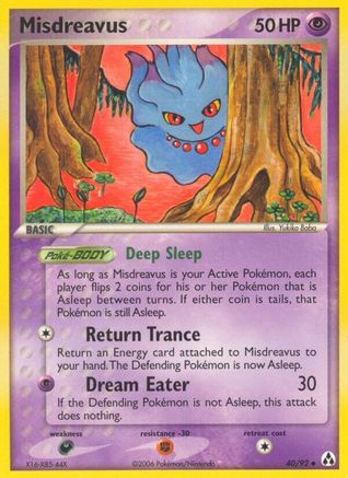 Misdreavus (40) Reverse Holofoil - Legend Maker