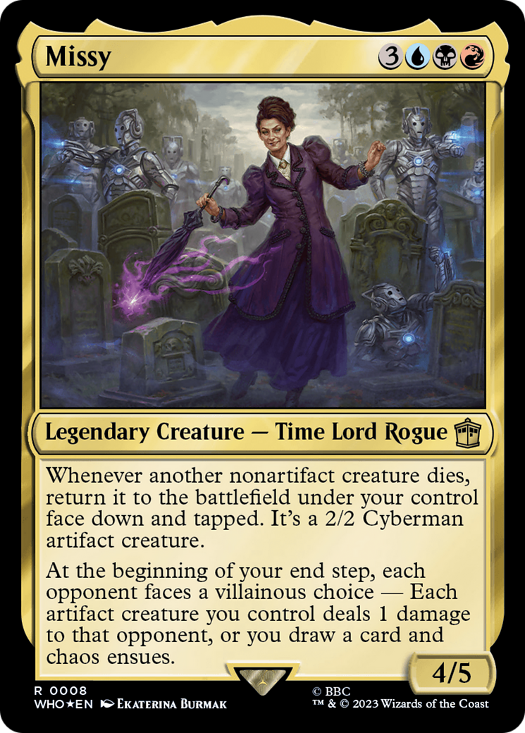 Missy (008) Foil - Doctor Who