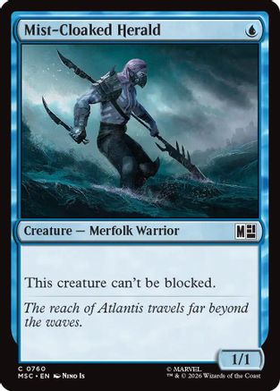 Mist-Cloaked Herald (760) Foil - Commander: Marvel Super Heroes