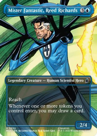 Mister Fantastic, Reed Richards (Borderless) (320) - Marvel Super Heroes