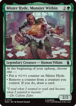 Mister Hyde, Monster Within (176) Foil - Marvel Super Heroes