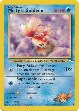 Misty's Goldeen (85) (Unlimited) - Gym Heroes