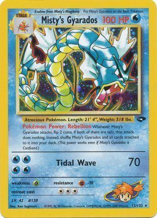 Misty's Gyarados (13) (Unlimited) Holofoil - Gym Challenge