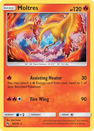 Moltres (38) Reverse Holofoil - Lost Thunder