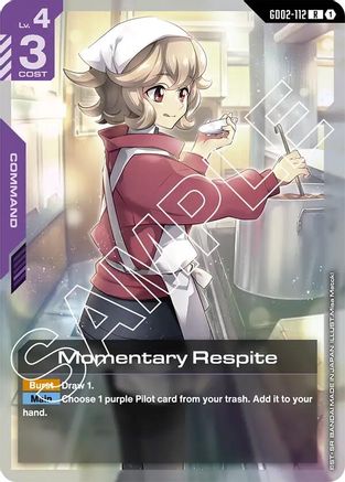 Momentary Respite (GD02-112) Holofoil - Dual Impact