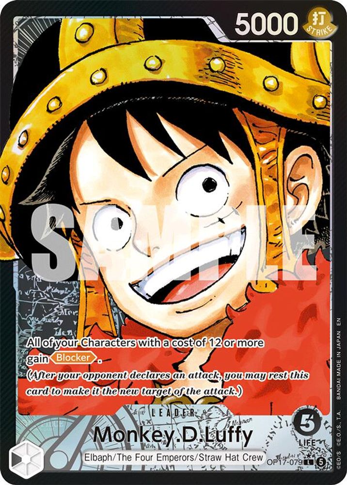 Monkey.D.Luffy (Alternate Art) (OP17-079) Foil
