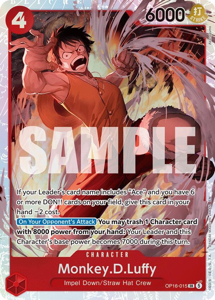 Monkey.D.Luffy (OP16-015) Foil