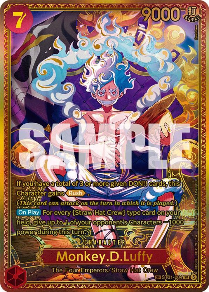 Monkey.D.Luffy (SP) (ST31-004) Foil