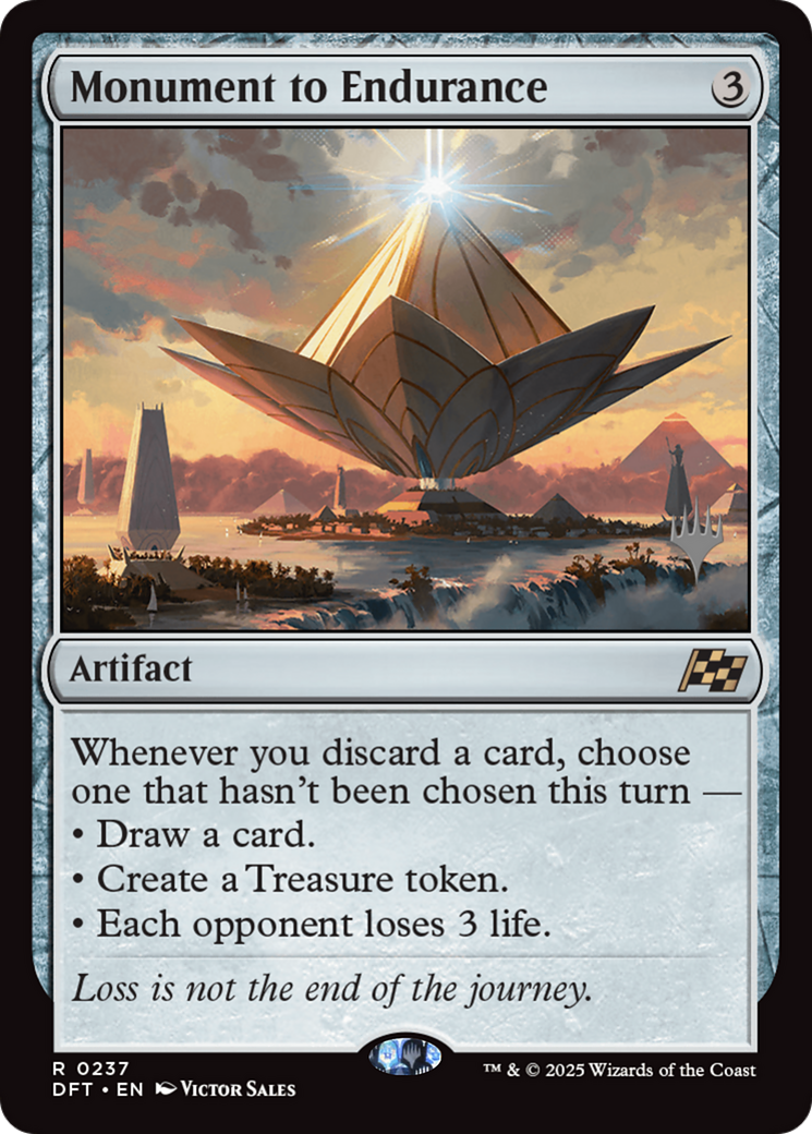 Monument to Endurance (Promo Pack) (237) Foil - Aetherdrift