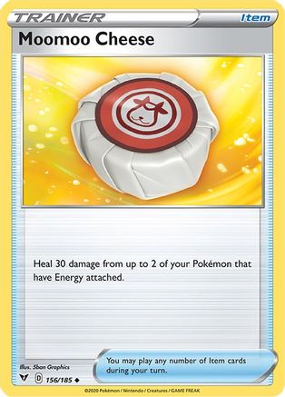 Moomoo Cheese (156) Reverse Holofoil - Vivid Voltage