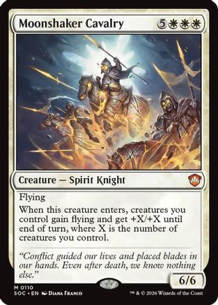 Moonshaker Cavalry (110) - Commander: Secrets of Strixhaven