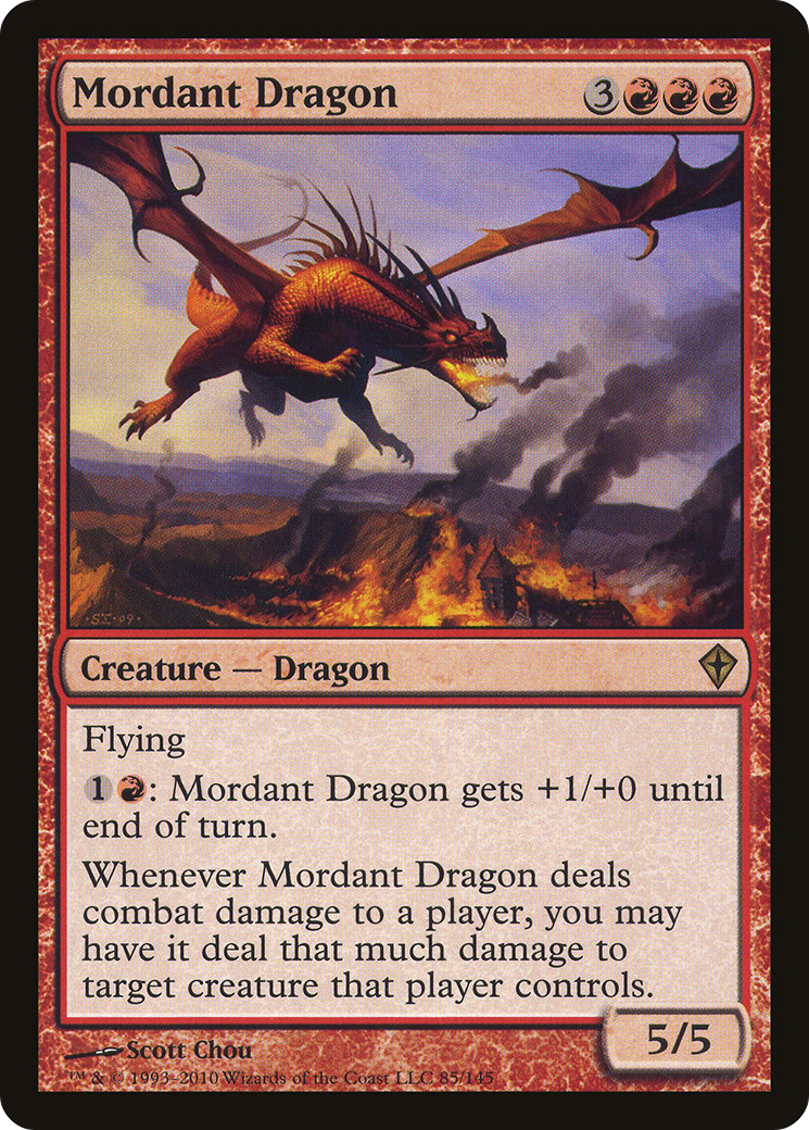Mordant Dragon (085) - Worldwake